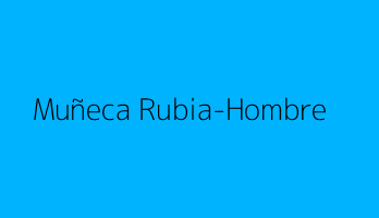 Muñeca Rubia-Hombre